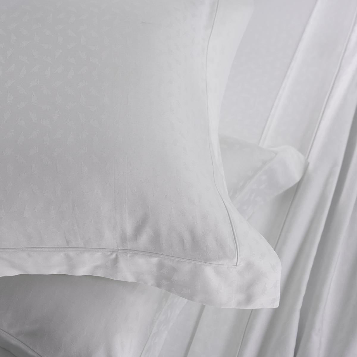 Maspar Leaf Self Jacquard 100% Cotton Ultra Soft Bed Sheet with Pillow Case