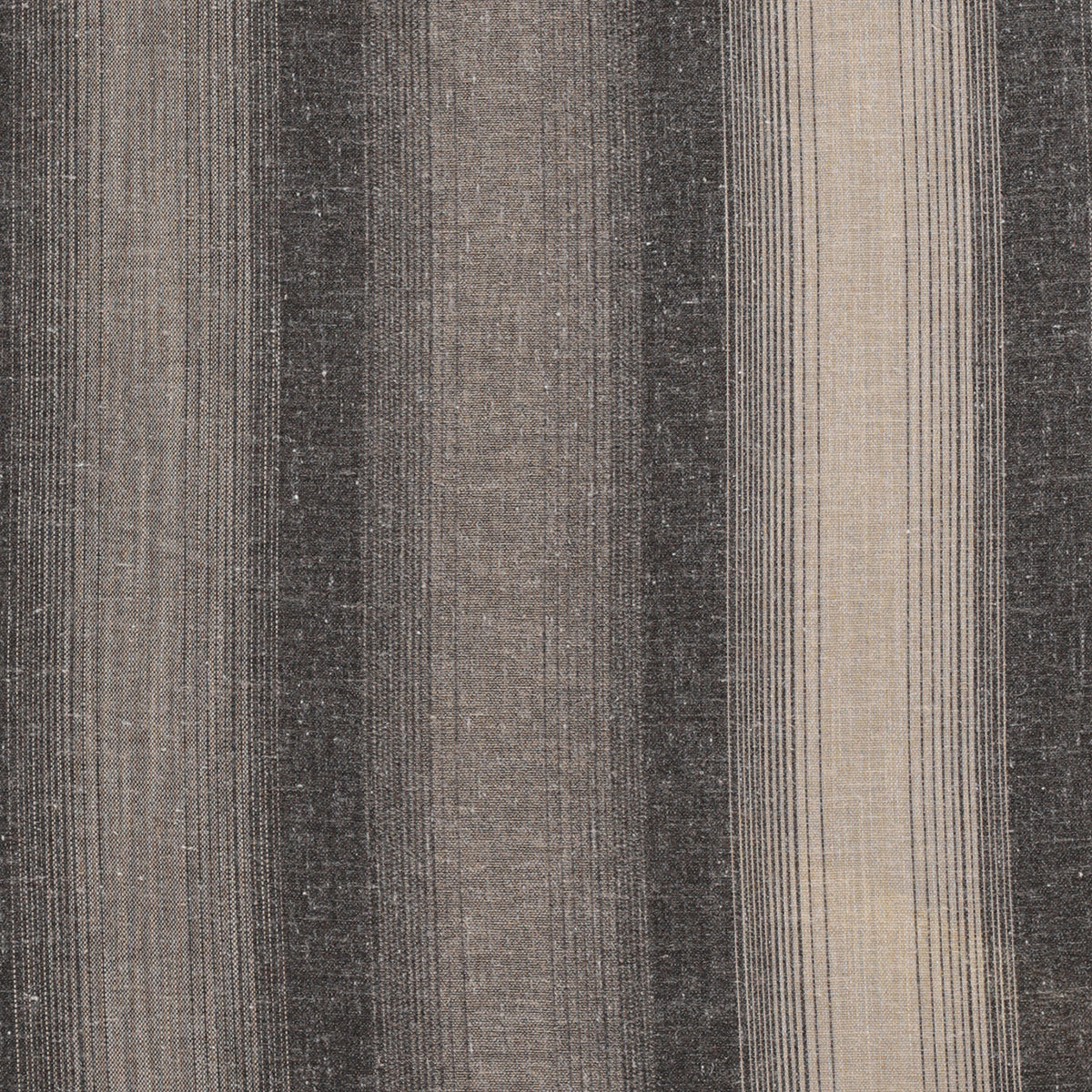 Beatitude Stripe Jacquard Black Colorway Curtain Set
