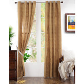 Cacti Spine J/Q Woven Yard Dyed Window Curtain Set