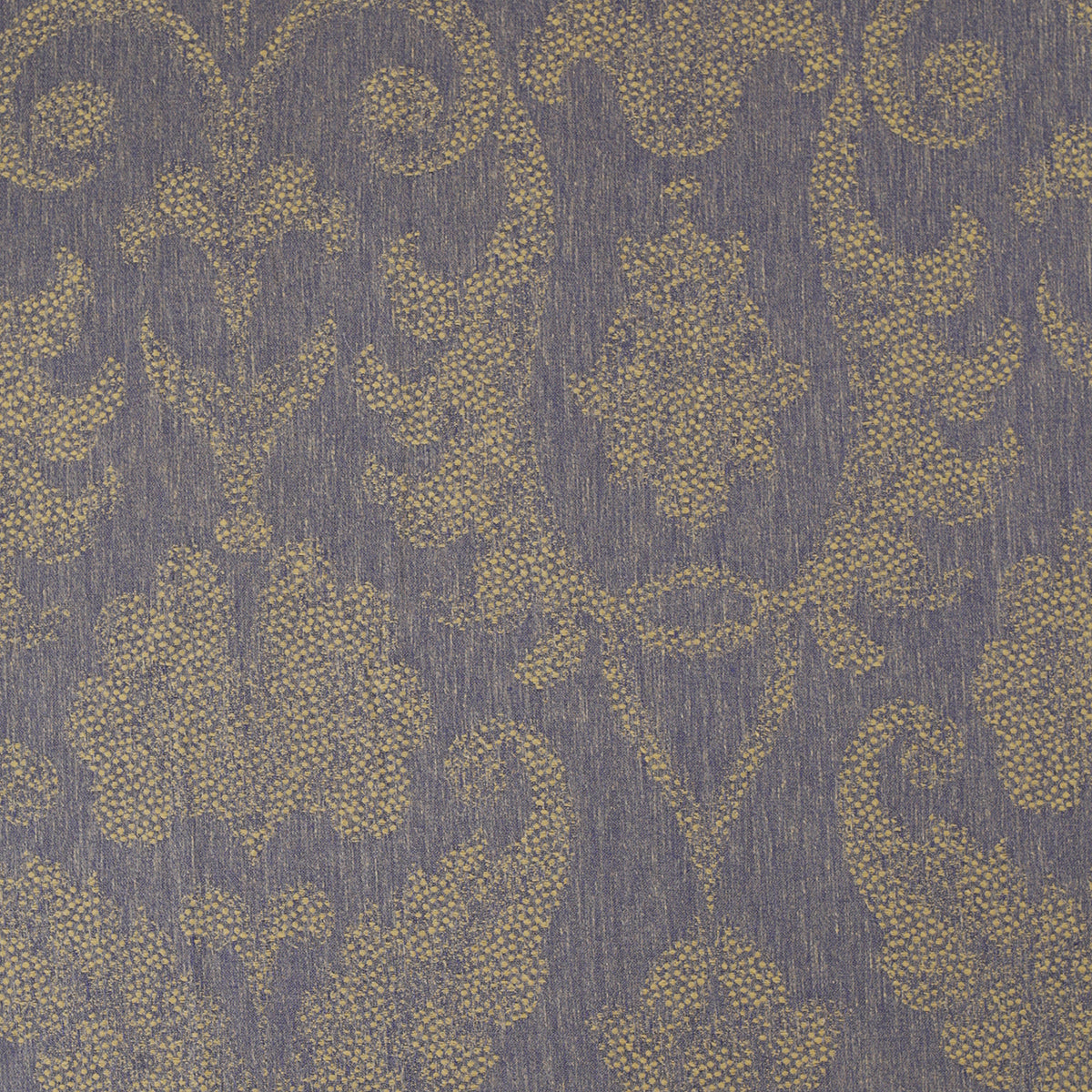 Spotted Damask Jacquard Blue Curtain Set
