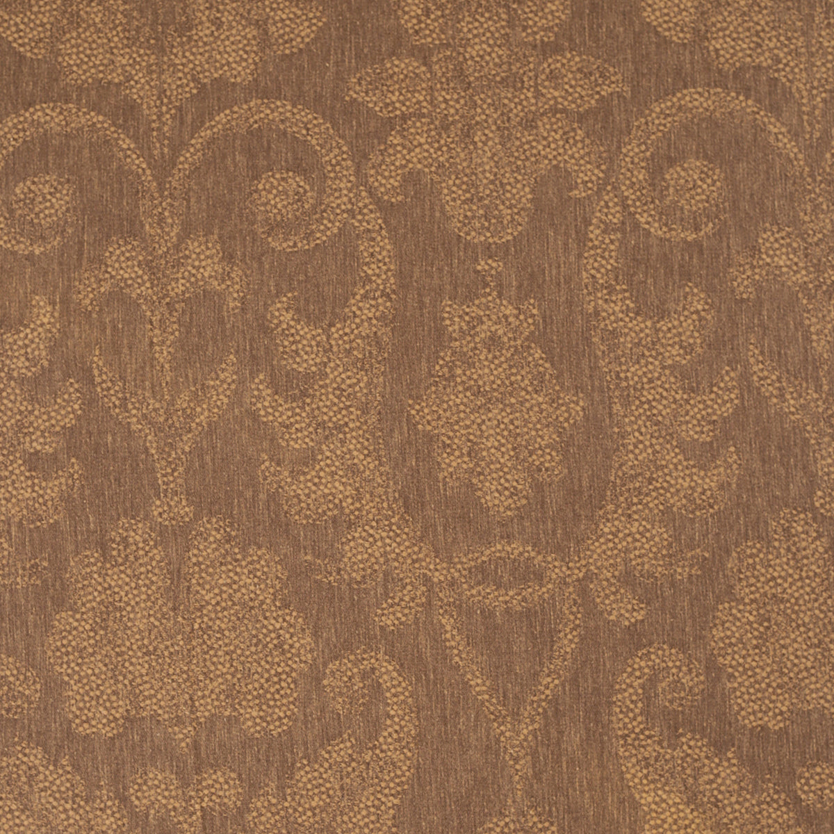 Spotted Damask Jacquard Brown Curtain Set