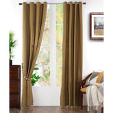 Spotted Damask Jacquard Green Curtain Set