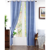Tussah Silk Curtain Set