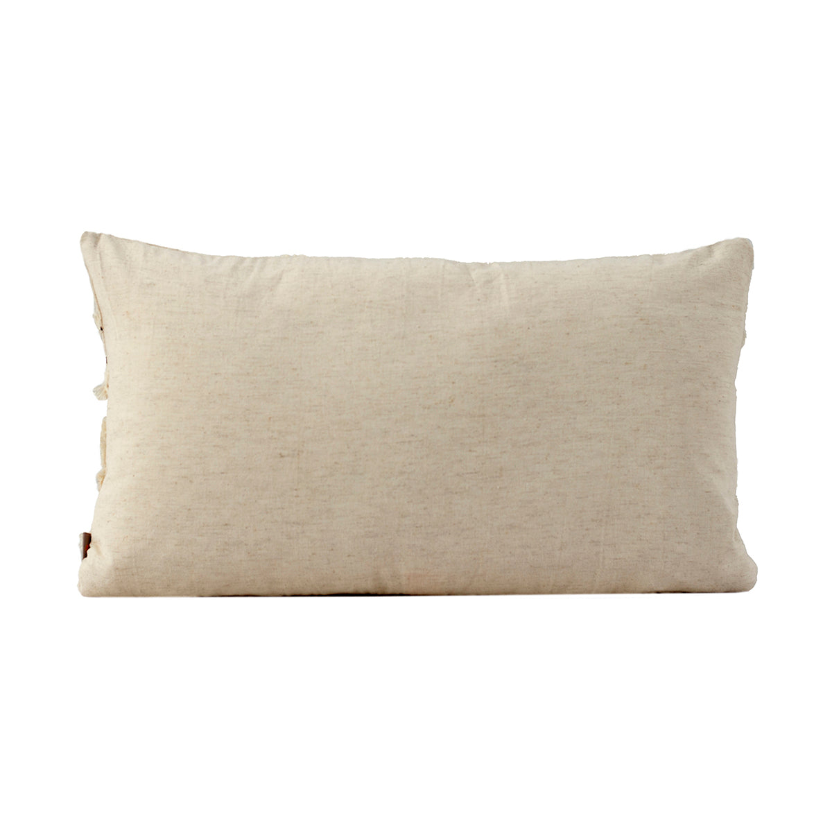 Rurban Divine Shreded Geo Digital Printed and Hand Embroidered 100% Cotton Grey Cushion Cover