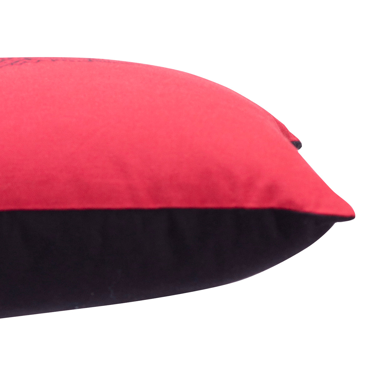 Four Suits Printed Red/Black 1 Pc Cushion Cover