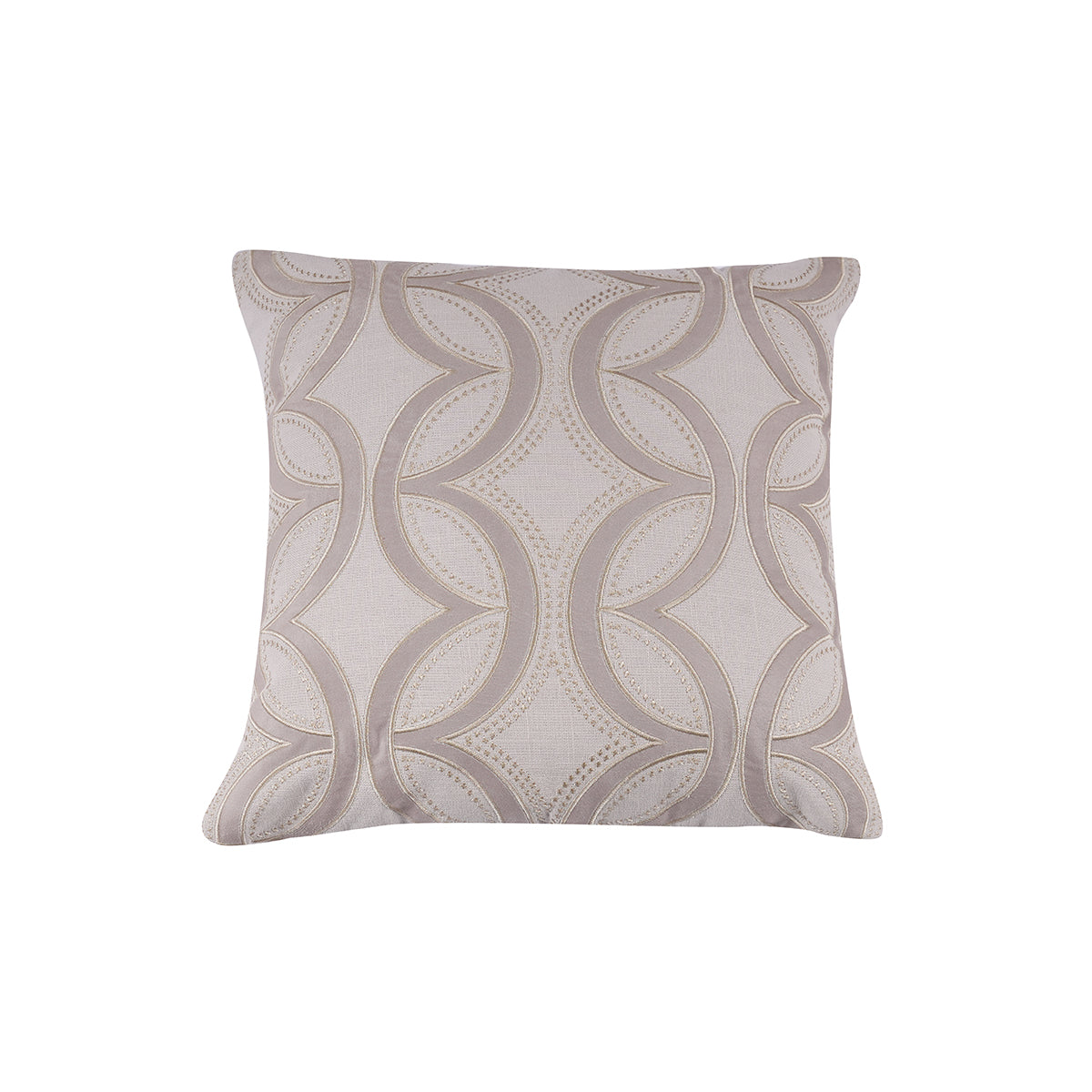 Classical Ornate Harlequin Curves Cushion Cover Gold