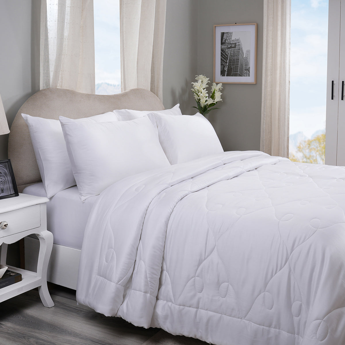 Essentials Noemi Soft and Silky 300GSM Winter White Duvet Insert/Quilt