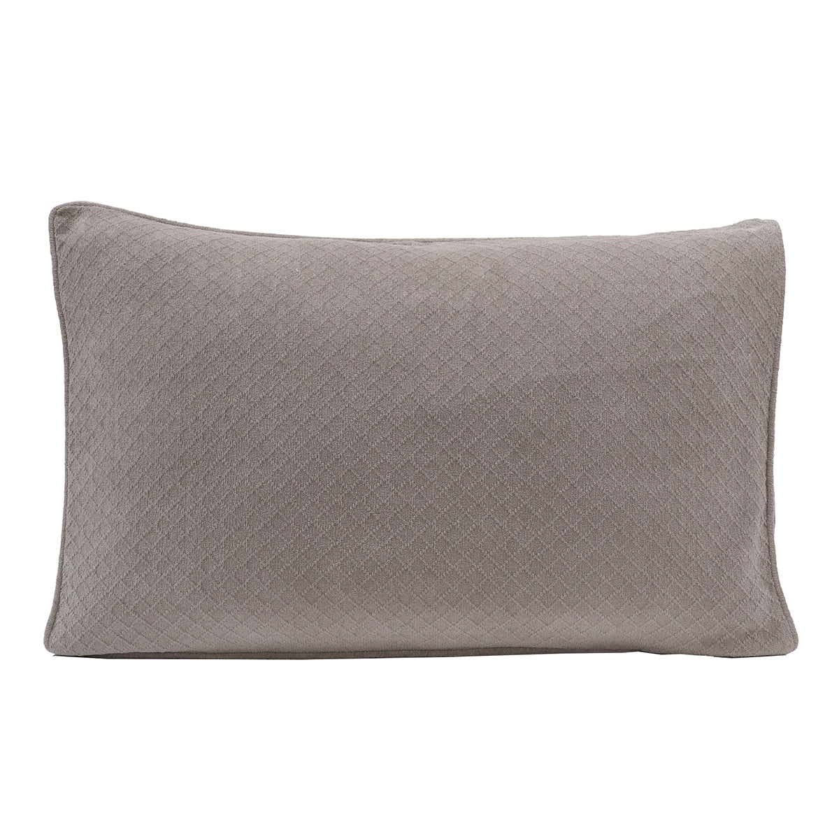 Blaize 100% Cotton Solid Weave Grey Pillow Sham Set