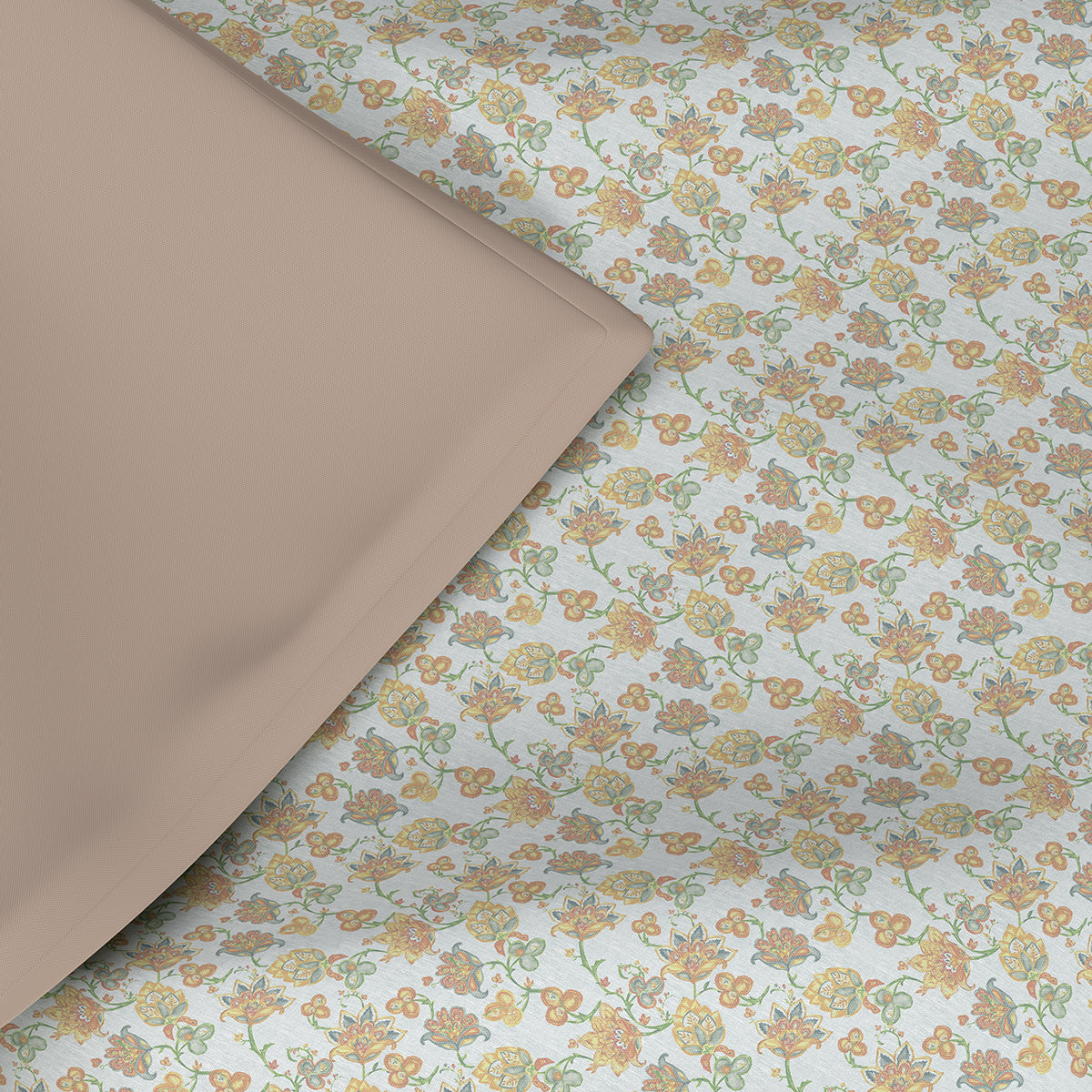 Hermosa Exotic Bouquet Cordelia Orange Quilt