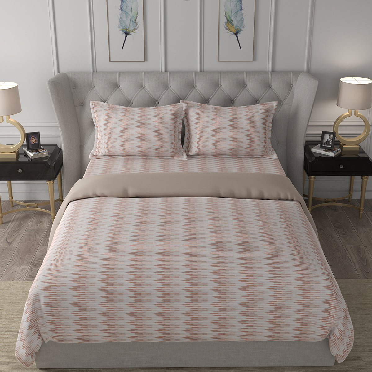 Hermosa Exotic Bouquet Asher Red Quilt