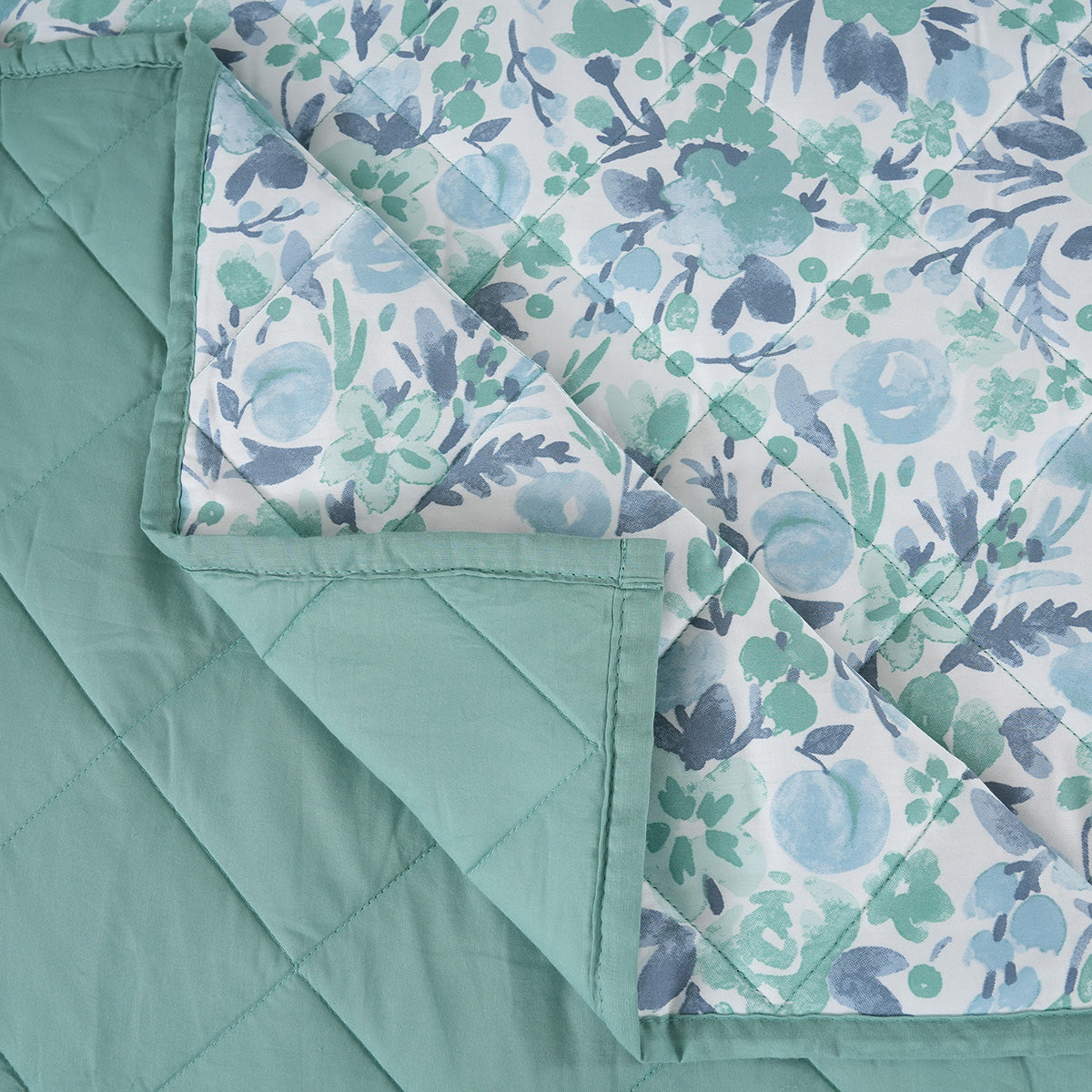 Sensory Bloom Zesty extremely Cozy Aqua Quilt