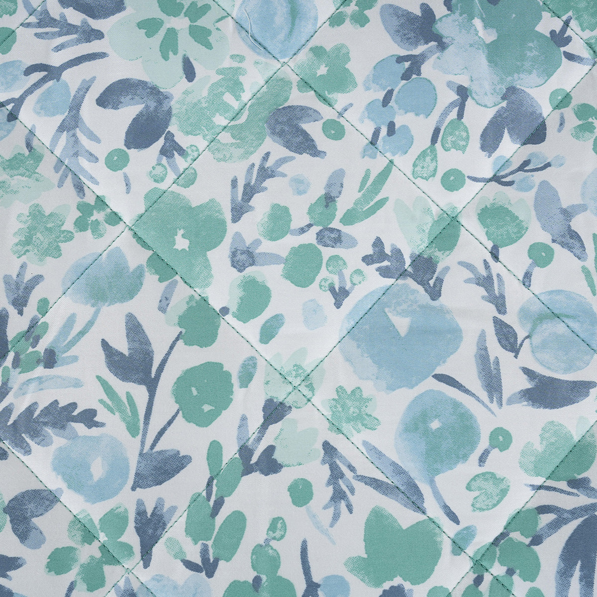 Sensory Bloom Zesty extremely Cozy Aqua Quilt