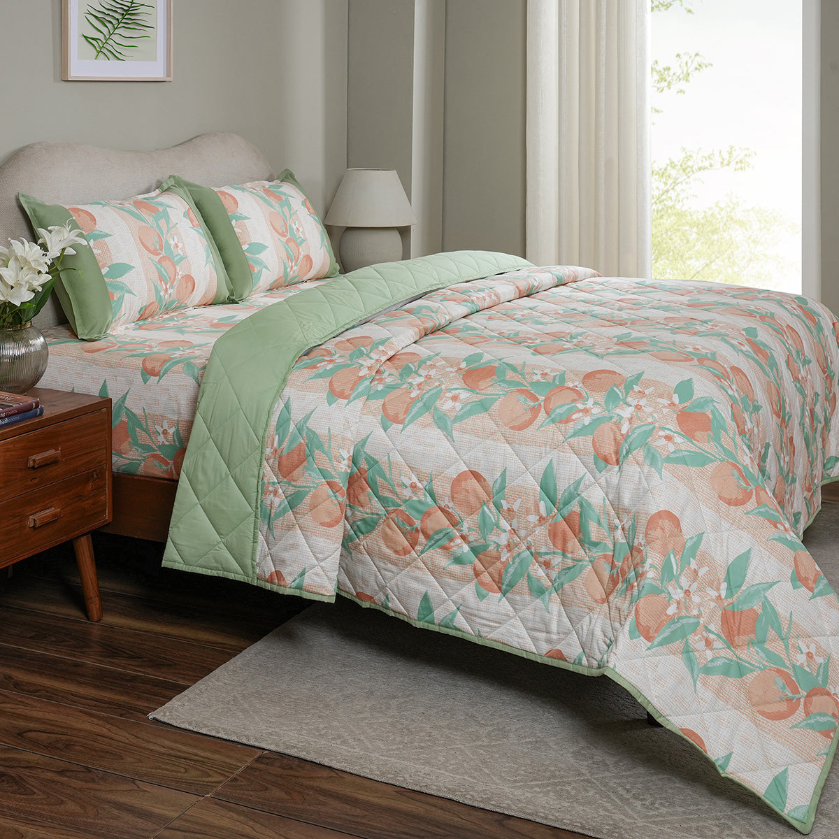 Sensory Bloom Colorsplash extremely Cozy Peach Quilt