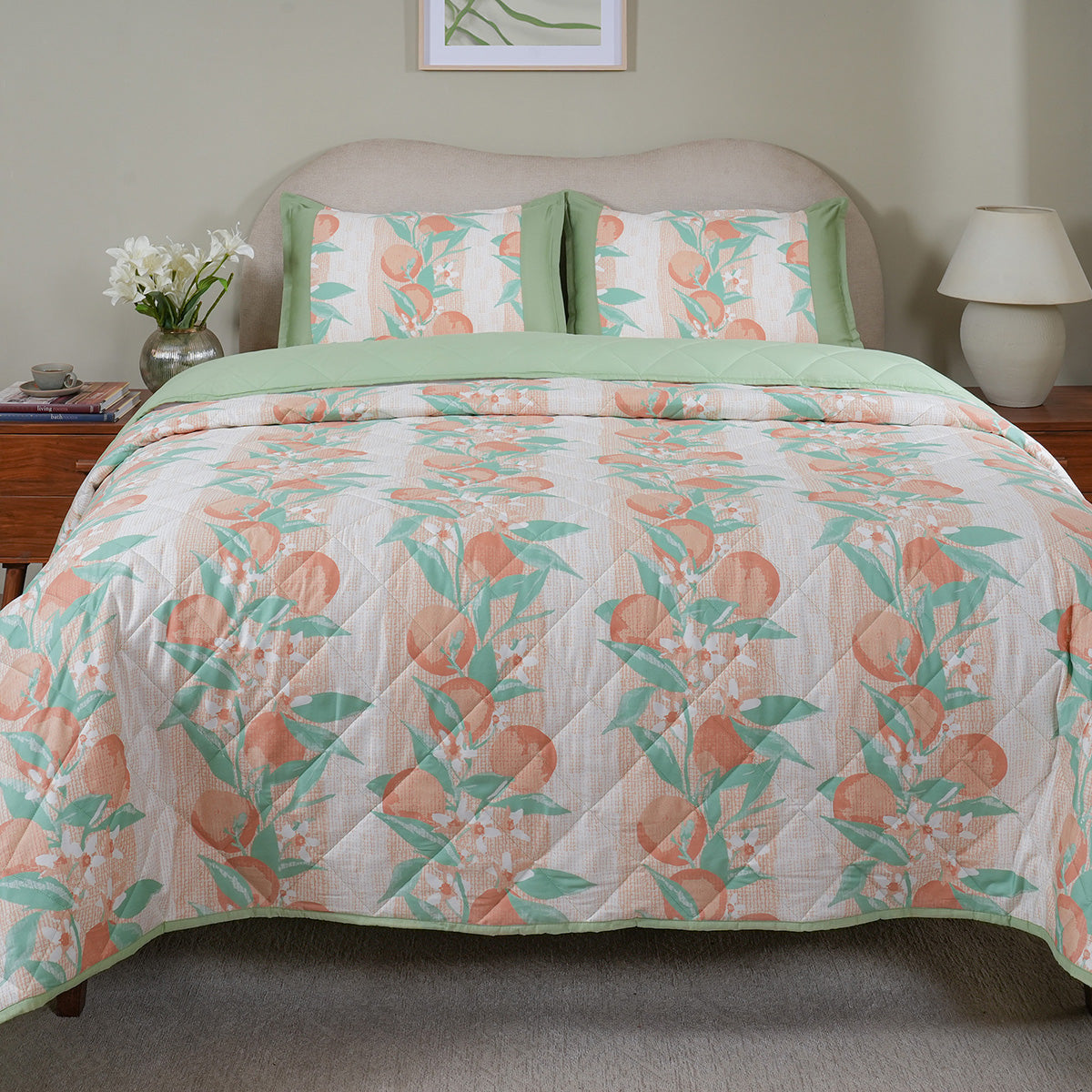 Sensory Bloom Colorsplash extremely Cozy Peach Quilt
