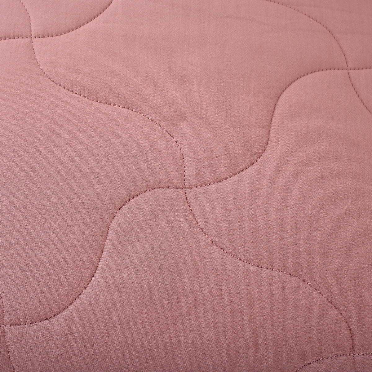 Vincent Reversible Summer AC Quilt/Quilted Bed Cover/Comforter Brick Red/Cameo Brown