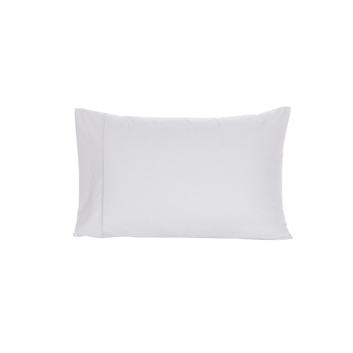 Slumber Plain Easy Care Percale 100% Cotton Tracing Grey Crisp Pillow Case Set