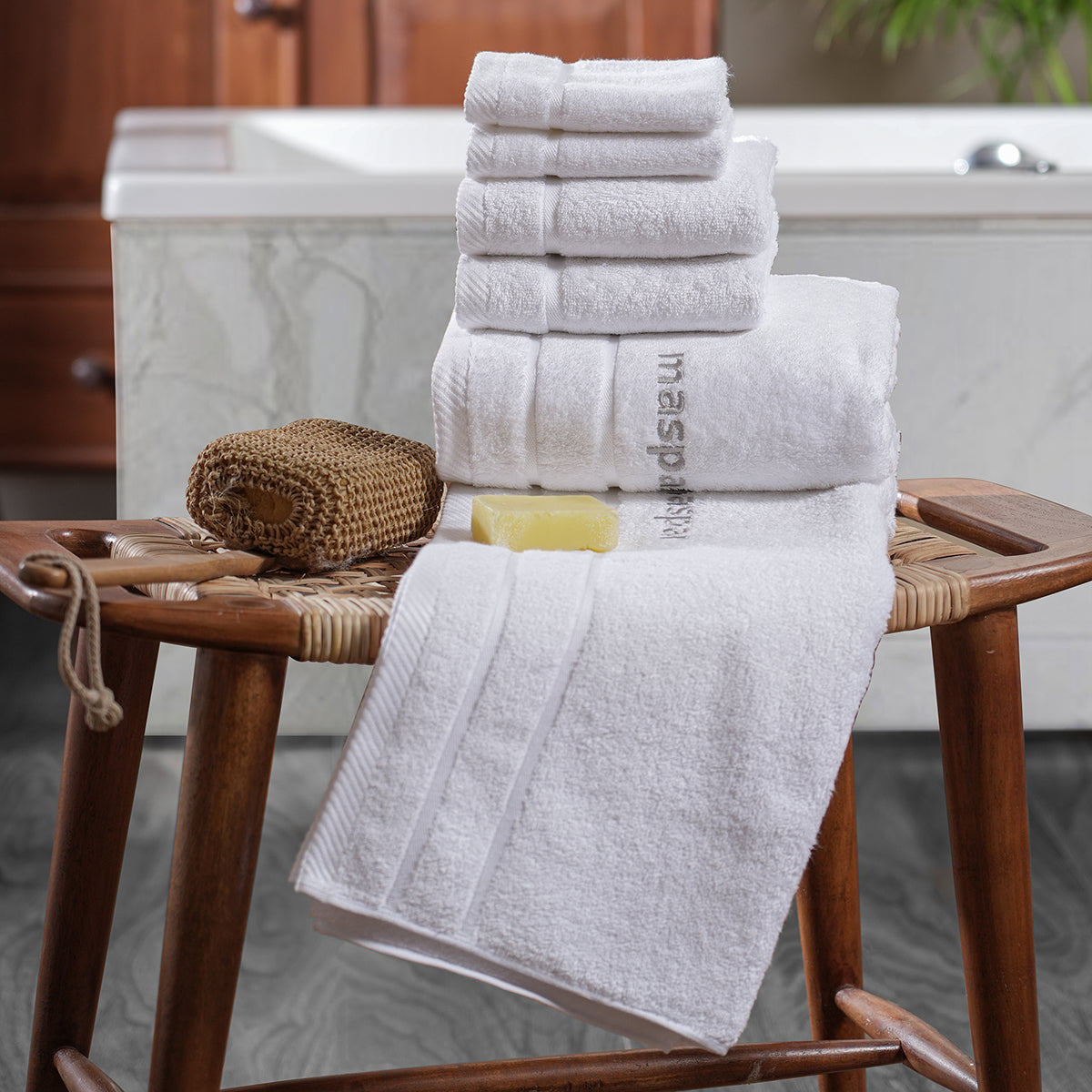 Amor Extra Luxury & Softness Anti Lint Treatment White Bamboo Towel
