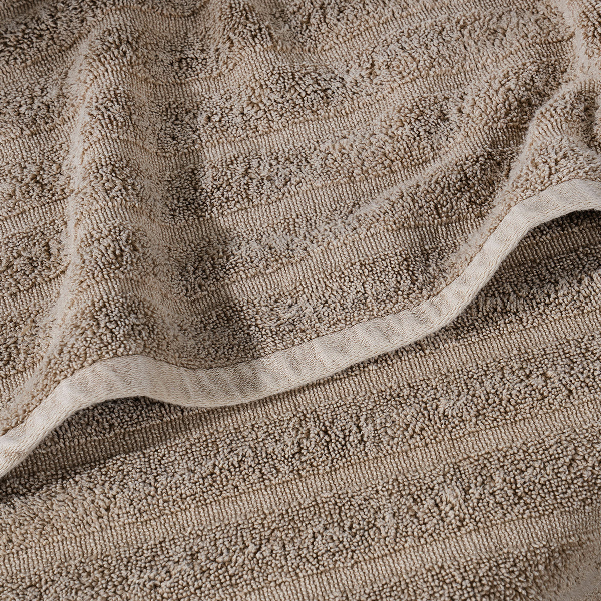Mellow Mesh Premium distressed Beige Towel Set