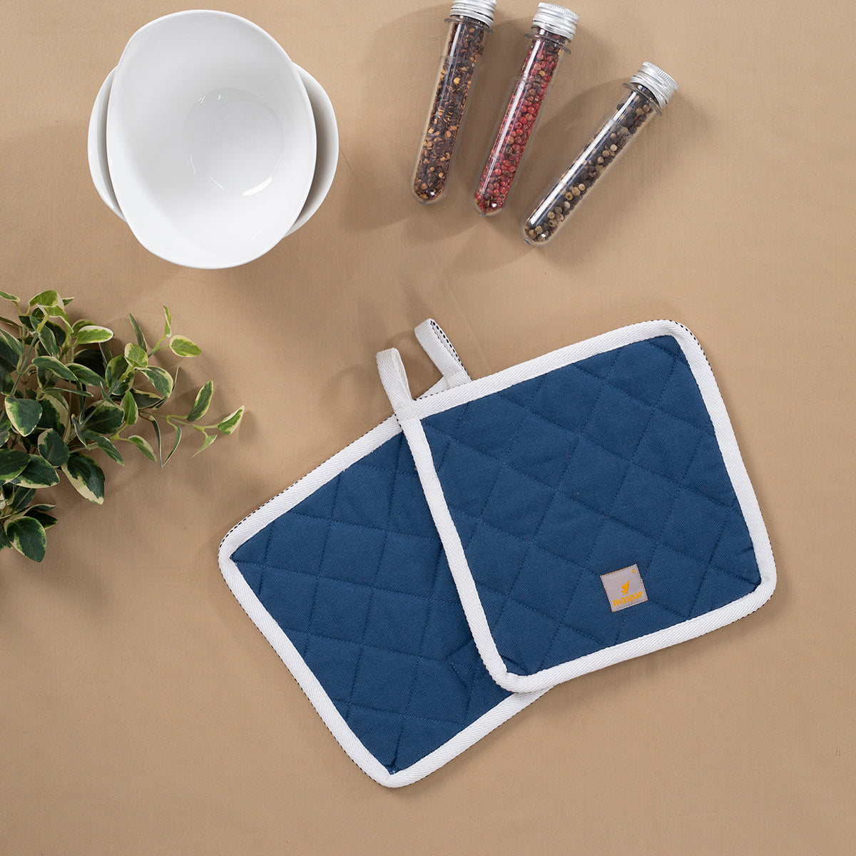 Aspire Blue 2 Pc Pot Holder
