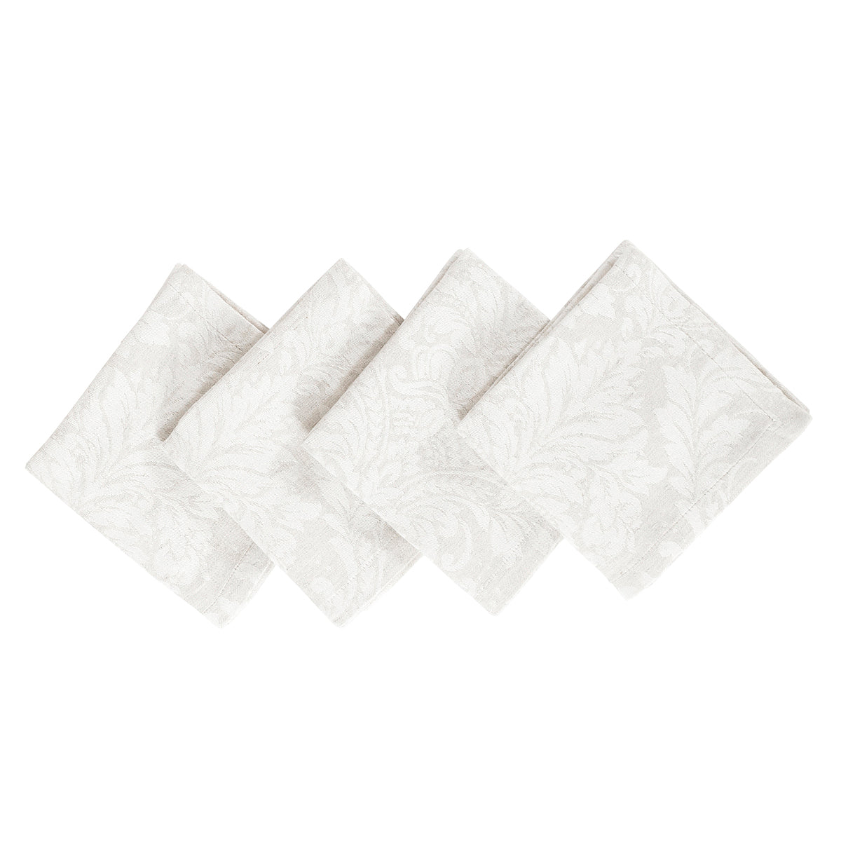 Colette 4PC Napkin Set White