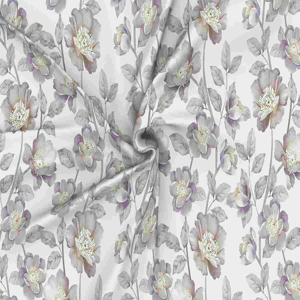 Regency Abigail Printed 210TC 100 %Cotton Purple Bed Sheet
