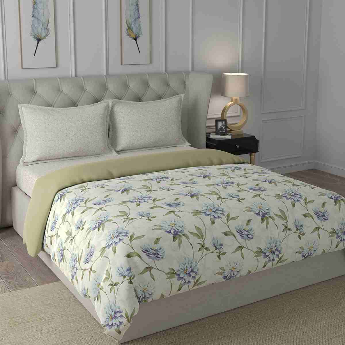 Regency Neveah Summer AC Quilt/Quilted Bed Cover/Comforter Blue