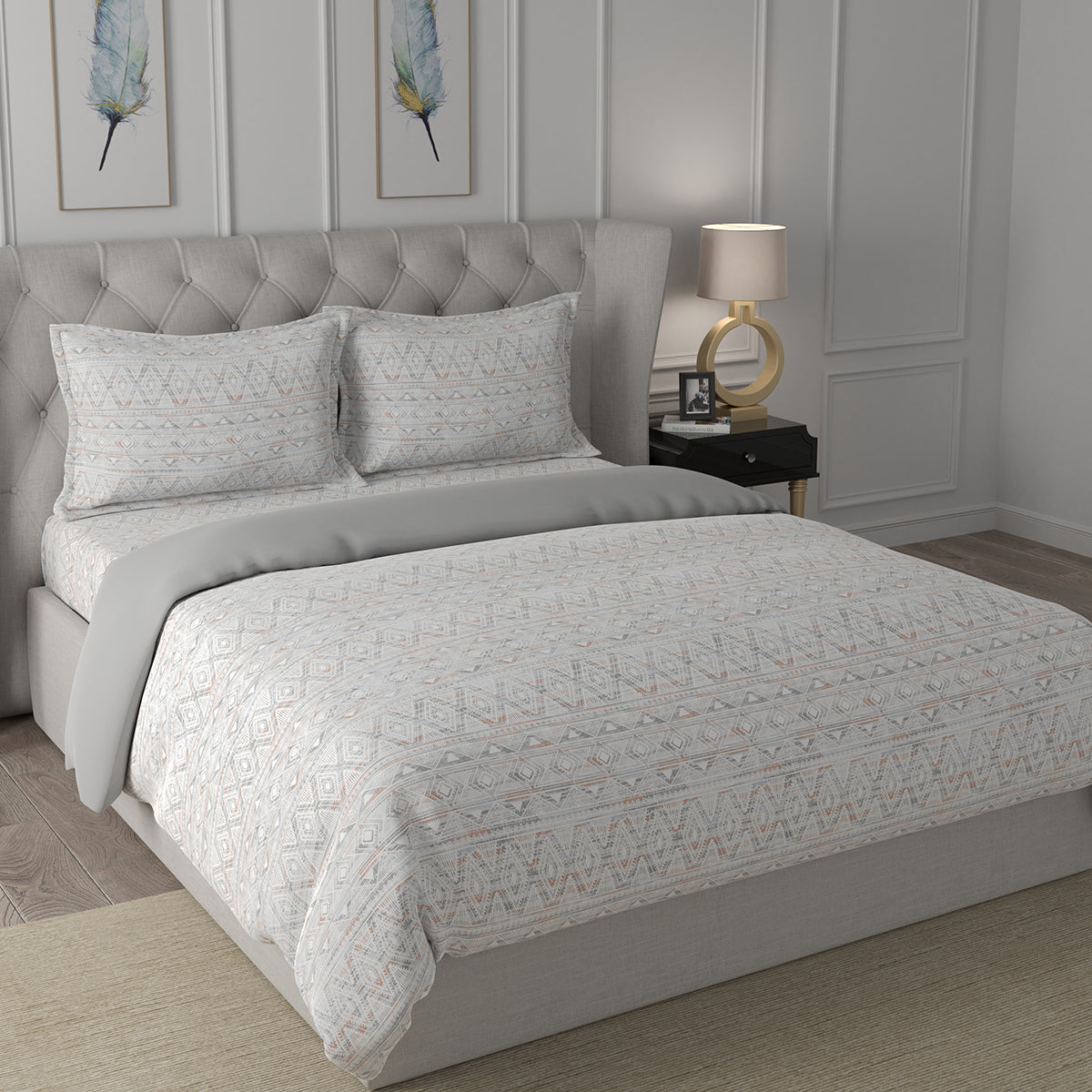 Hermosa Exotic Bouquet Atzi Red Quilt