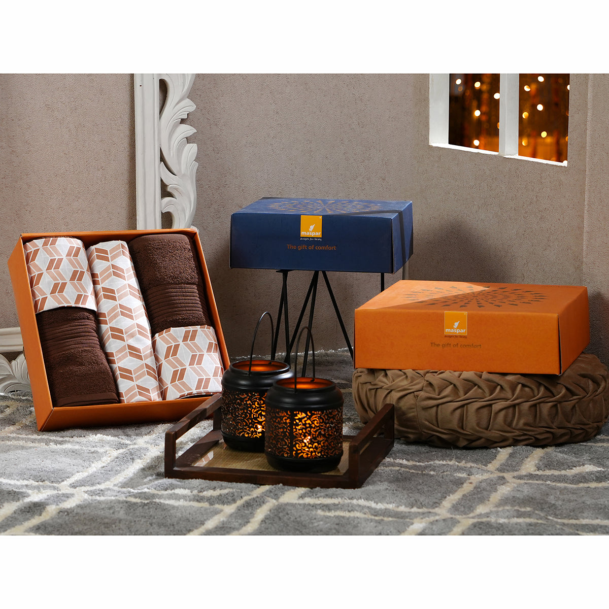 Backyard Patio Morris Bed Bath Set Rust