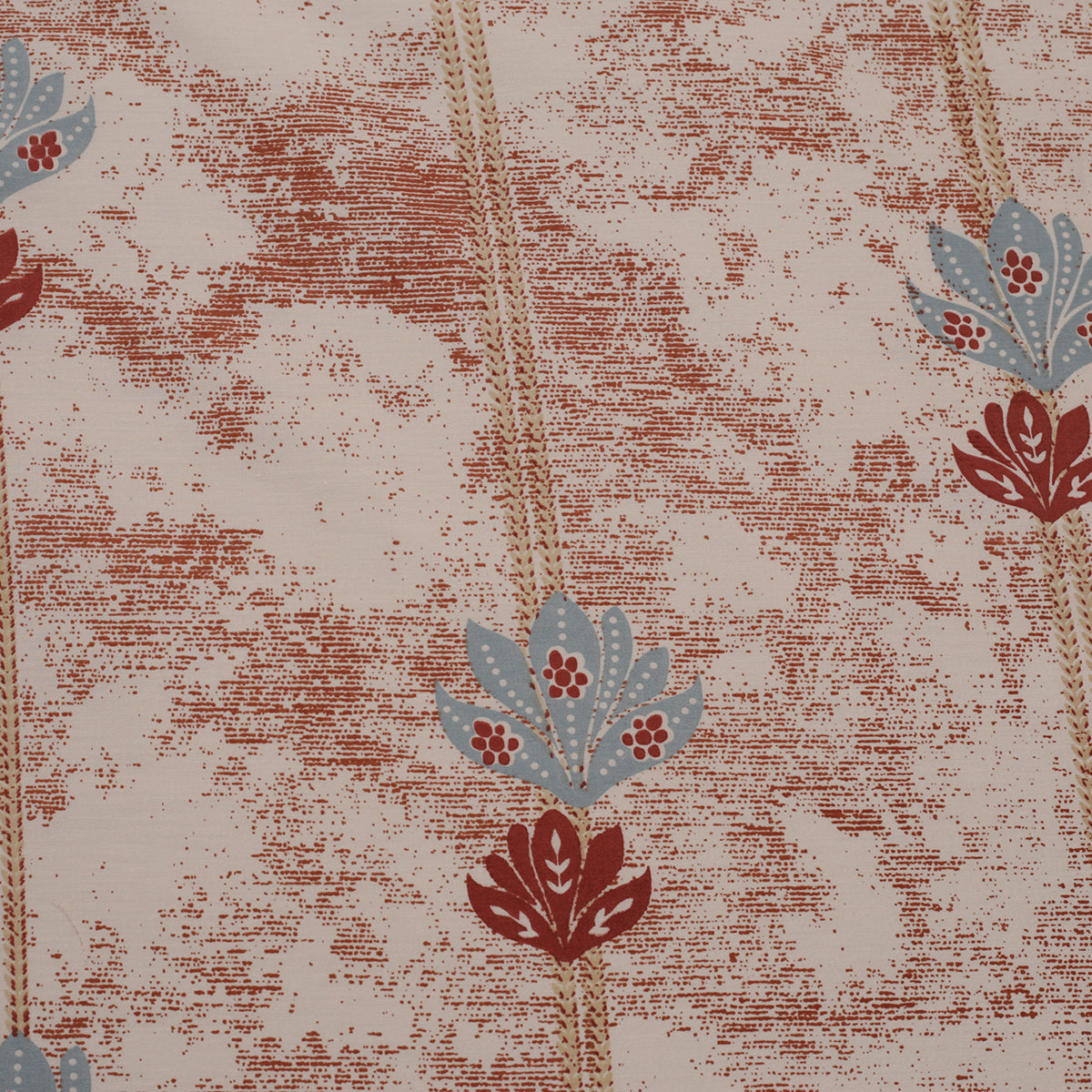Nouveau Tradition Water Lily Red Bed Sheet