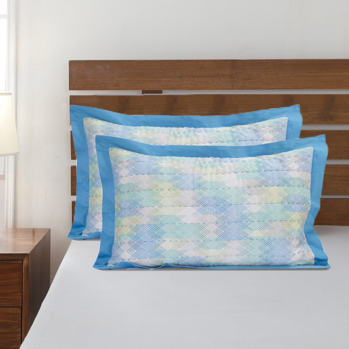 Hexon Quilted 2PC Pillow Sham Set