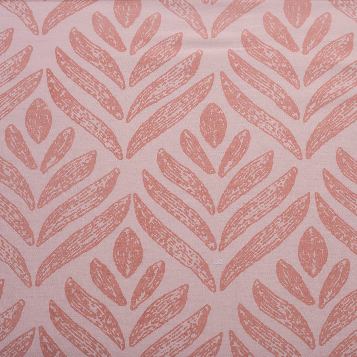 Global Atelier Petal Touch Printed 100% Cotton Peach Soft Bed Sheet