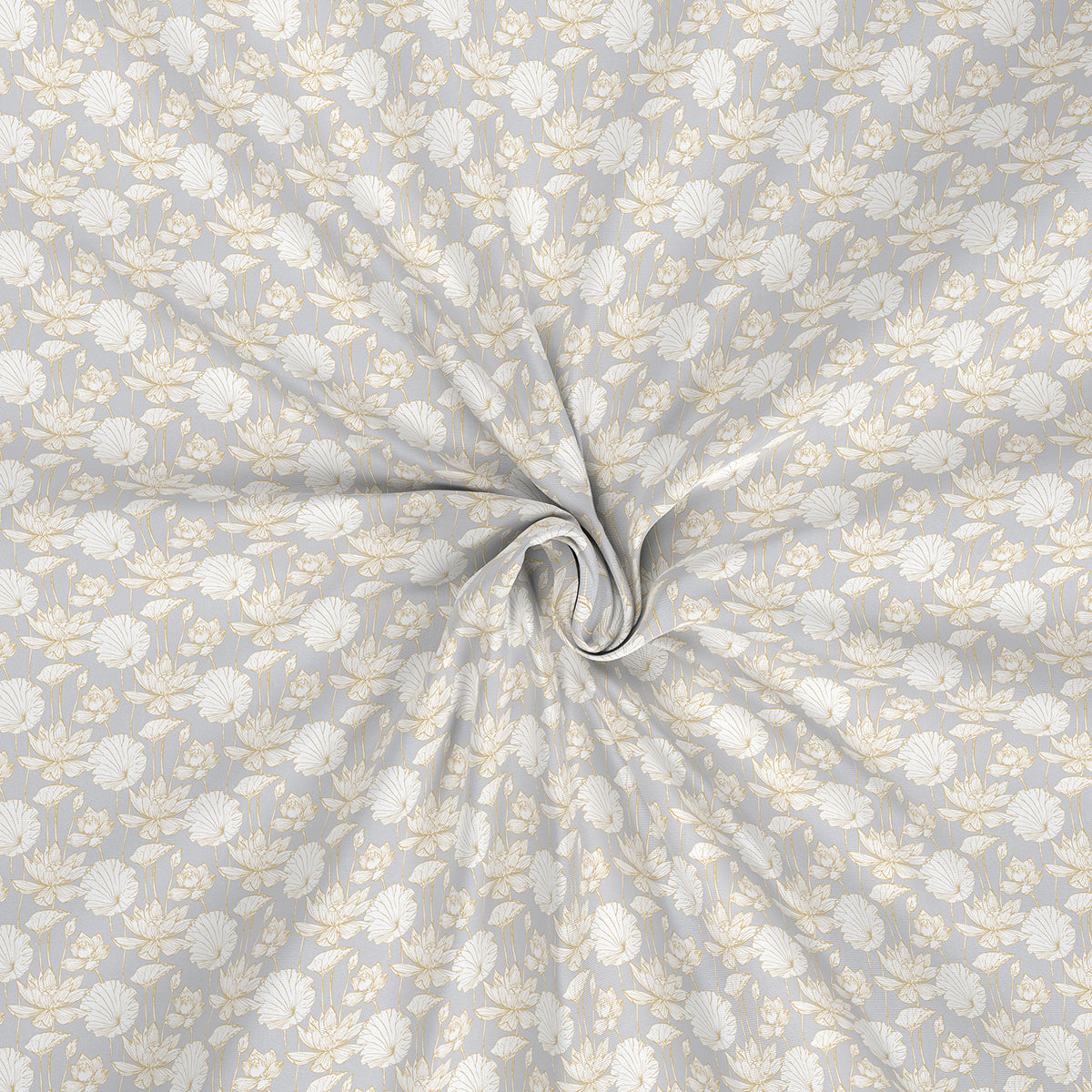Backyard Patio Albrecht Printed 100%Cotton Yellow Bed Sheet with Pillow Covers