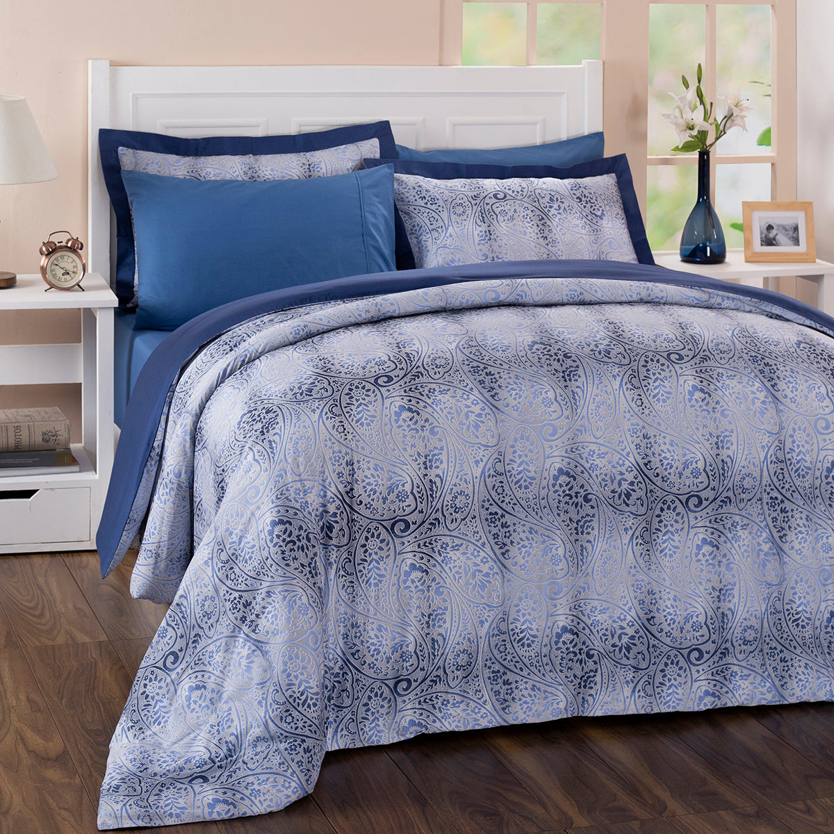 Folklore Transition Ombre Bonanza 100%Cotton Print 2 Pc Single Duvet Cover with Pillow Case