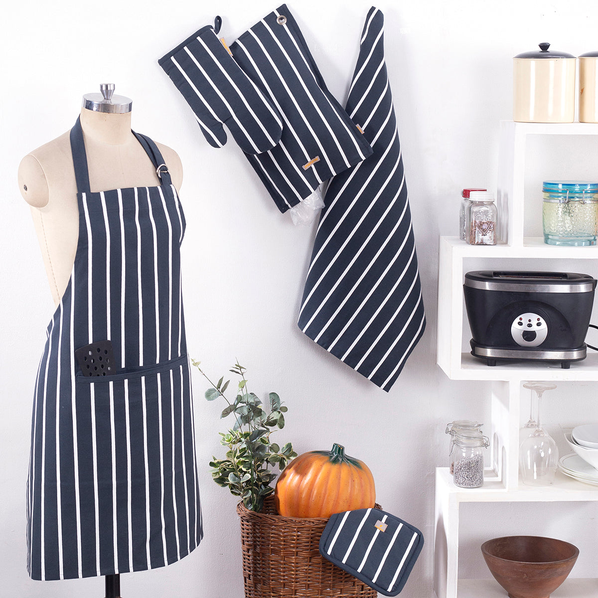 Celtic Dark Grey 5 Pc Kitchen Set