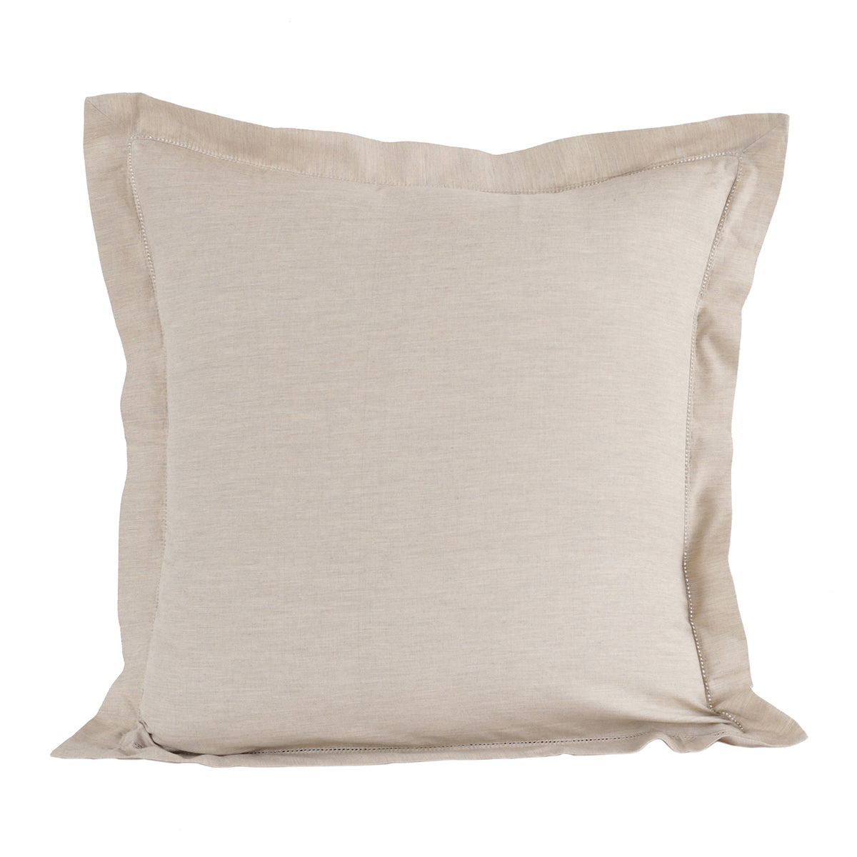 Emmie 100% Natural Egyptian Cotton with Hemm Stitch 2PC Pillow Case Euro Set