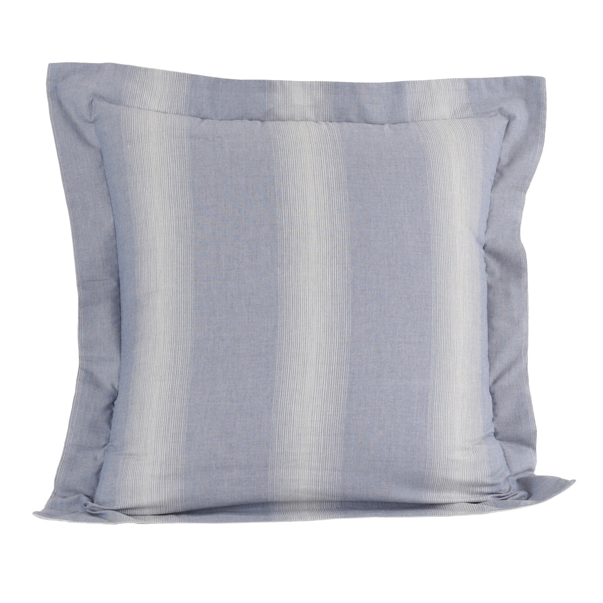 Rhythmic Stripe 100% Natural Egyptian Cotton Woven 2PC Pillow Case Euro Set