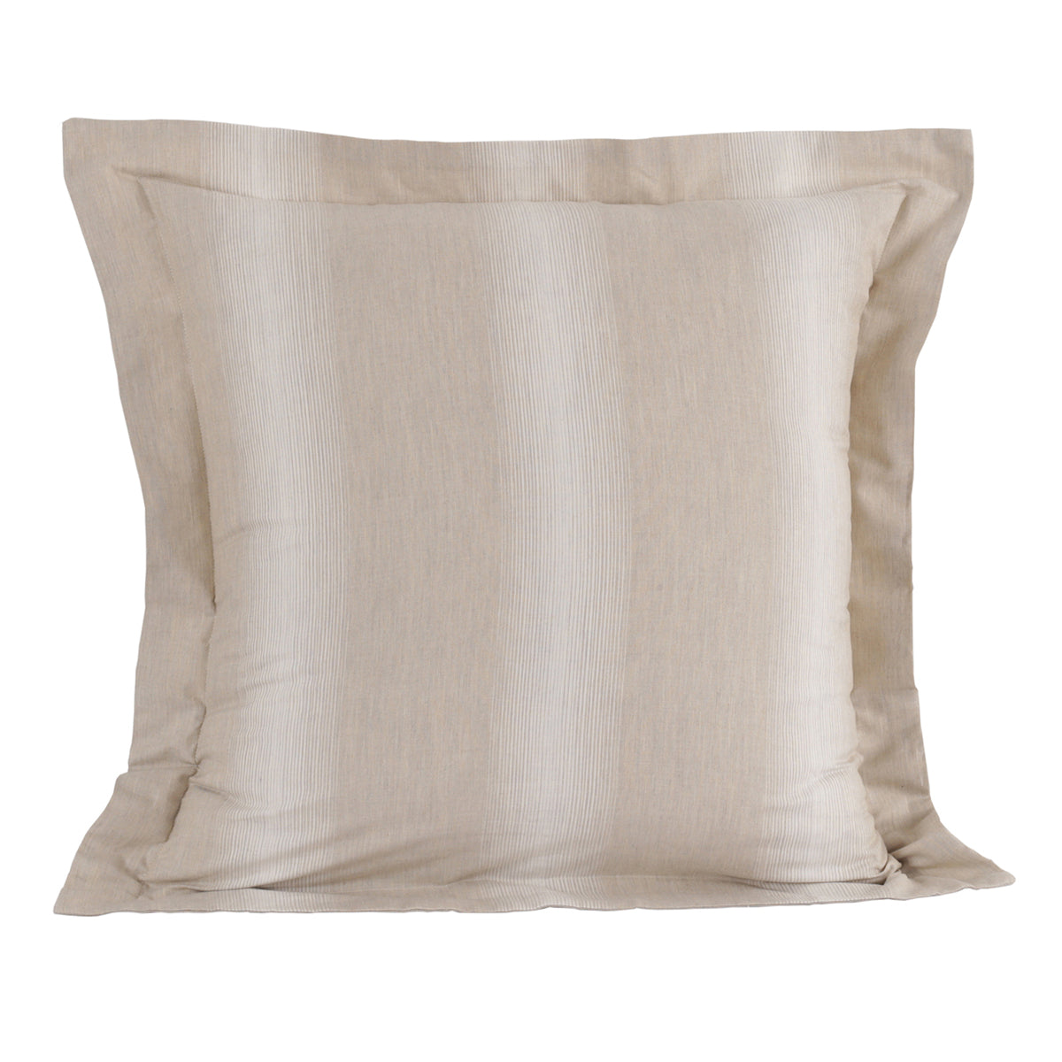 Rhythmic Stripe 100% Natural Egyptian Cotton Woven 2PC Pillow Case Euro Set