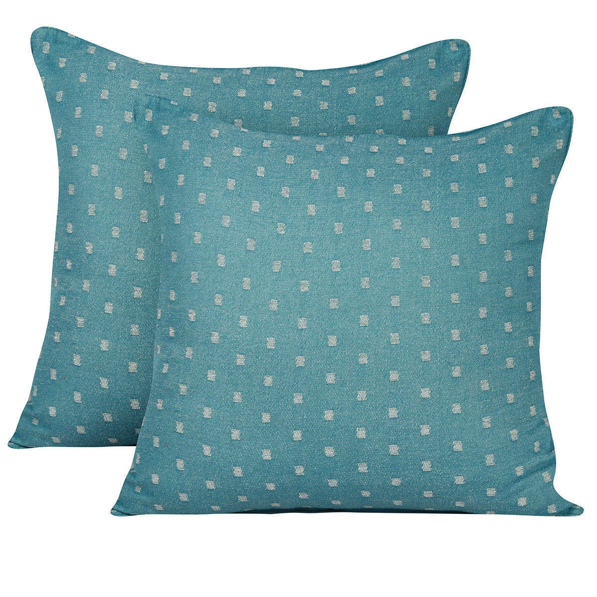 Plain Board Woven 2PC Pillow Sham Set