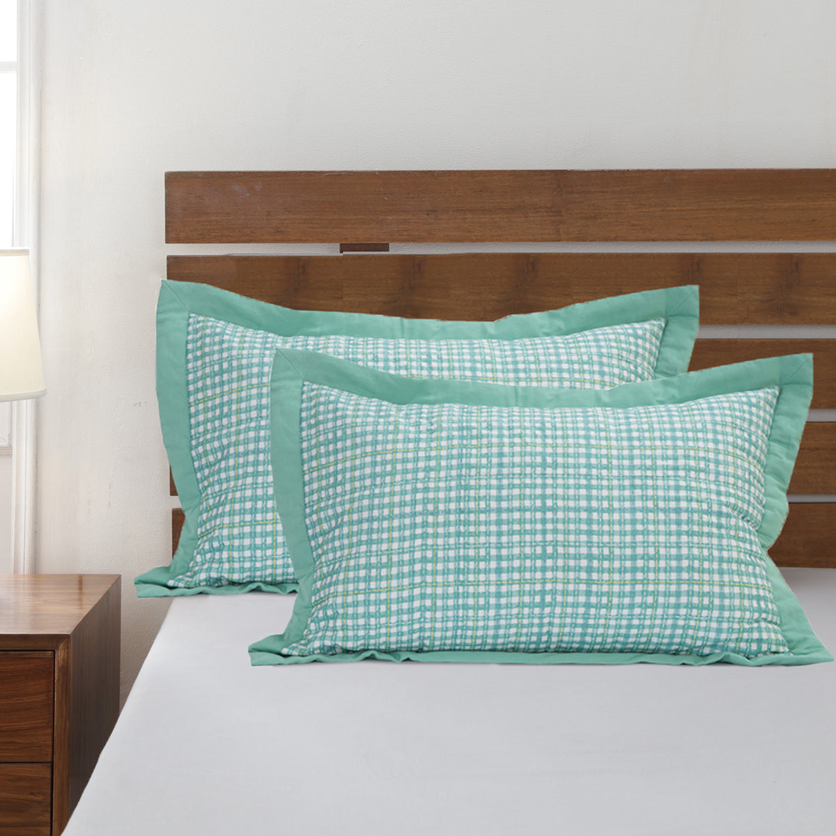 Stitch Quilted 2PC Pillow Sham Set