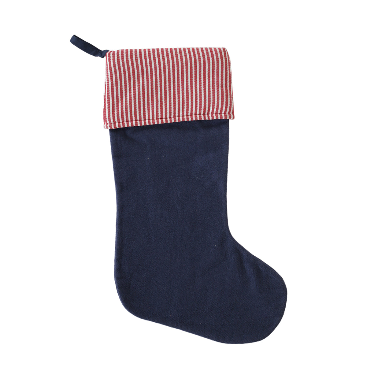 Brushed Herringbone Christmas Stocking
