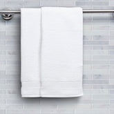 Jeneth Ultra-soft and highly absorbant White Towel Set
