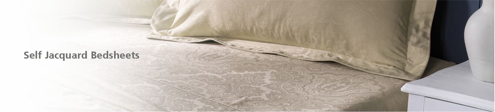 Self Jacquard Bed Sheet