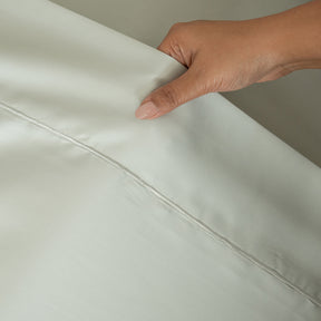 100% Tencel™ Solid Bedsheet with Pillow Case Serene Haven Noemi Green