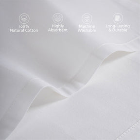12 Pcs Napkin Set White Soft & Durable Natura
