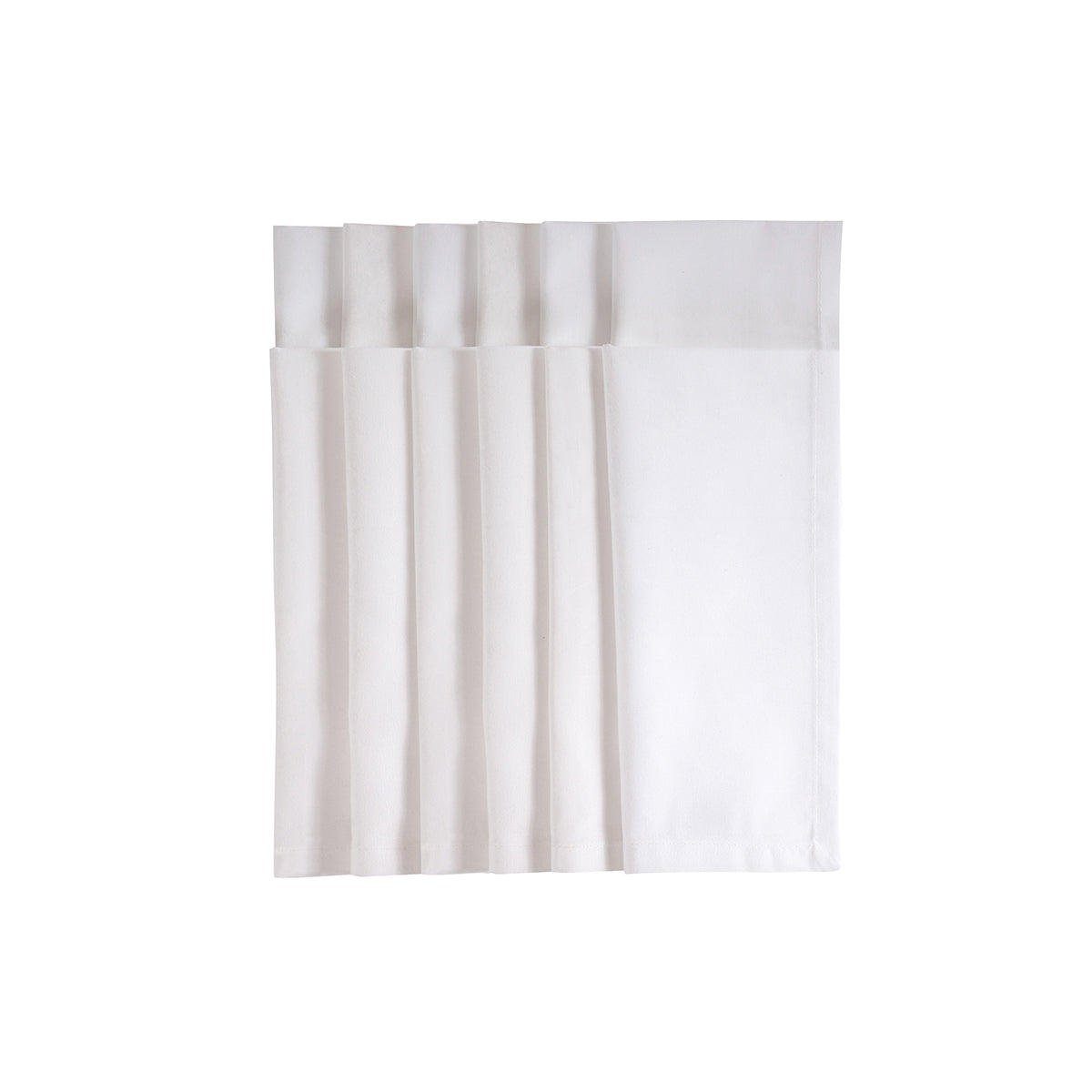 12 Pcs Napkin Set White Soft & Durable Natura