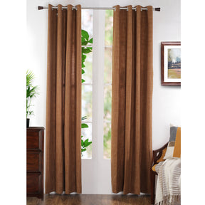 Batik Slub Woven Yard Dyed Curtain Set