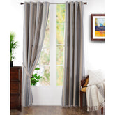 Beatitude Stripe Jacquard Blue Colorway Curtain Set