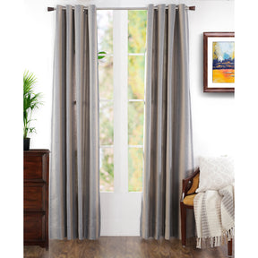 Beatitude Stripe Jacquard Blue Colorway Curtain Set