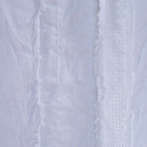 Rurban Divine Stitch Sorbet Summer AC Quilt/Quilted Bed Cover/Comforter White