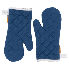 Maspar Printed Aspire 2 PC Oven Mitt Set Blue